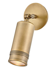 Pratt Small Outdoor Wall Sconce in Heritage Brass