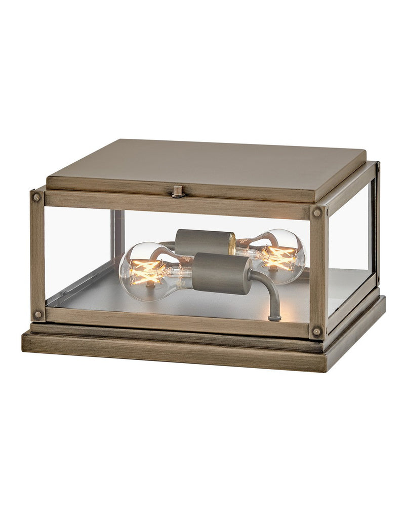 Max LED Pier Mount in Burnished Bronze - Lamps Expo