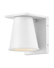 Hans Outdoor Wall Sconce in Textured White