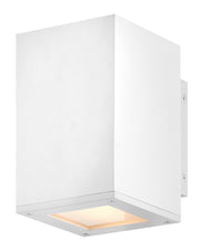 Tetra Outdoor Wall Sconce in Textured White