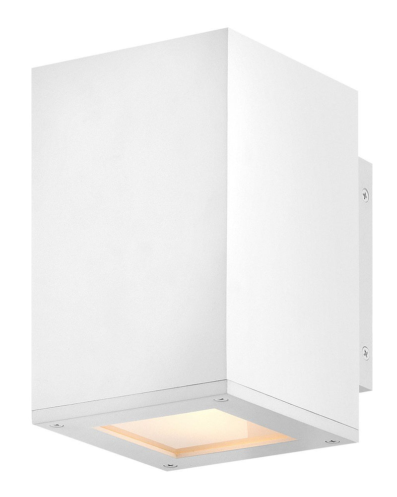 Tetra Outdoor Wall Sconce in Textured White