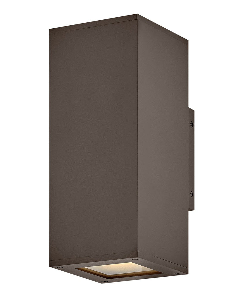 Tetra 2-Light Outdoor Wall Sconce in Architectural Bronze