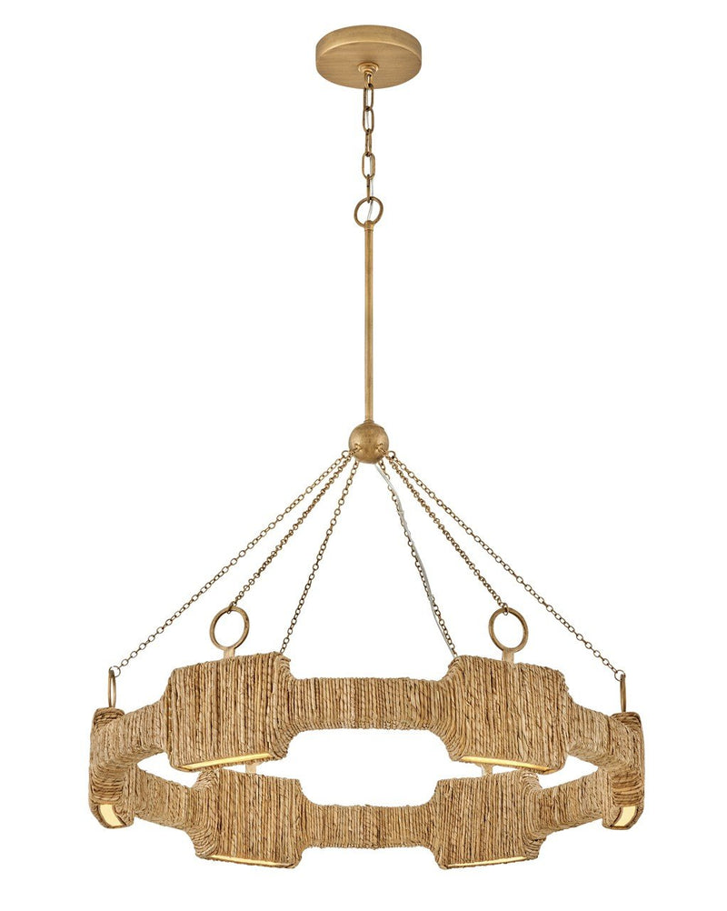 Raffi 30" Pendant in Burnished Gold