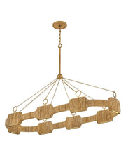 Raffi Linear Pendant in Burnished Gold