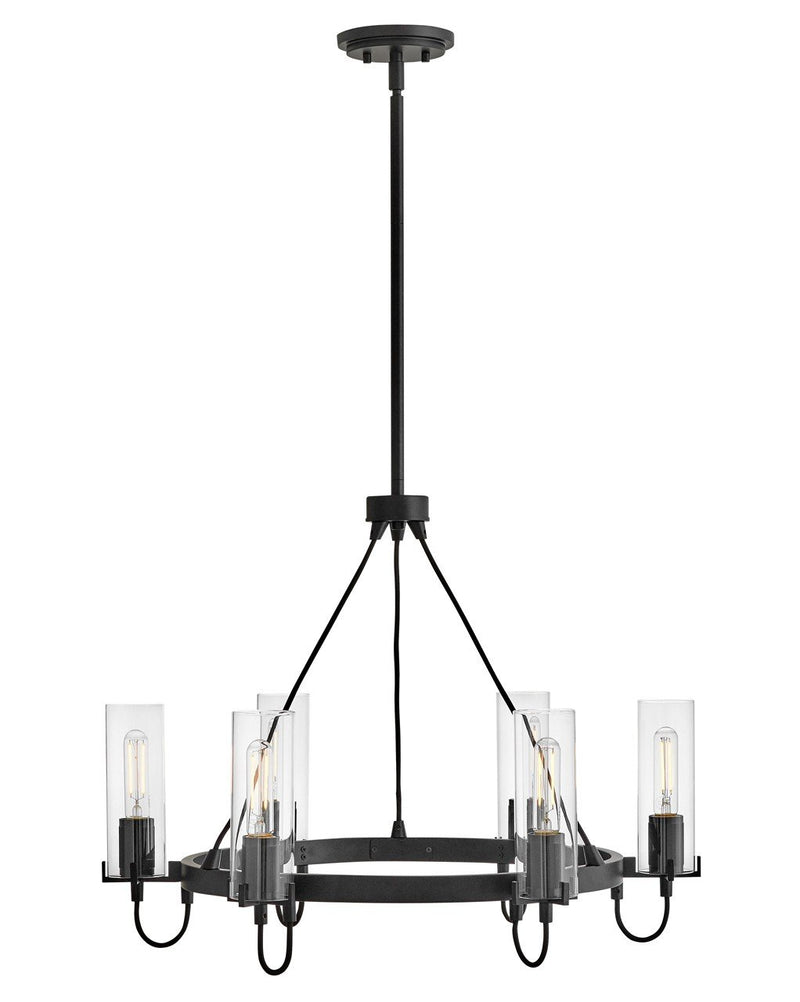 Ryden 6-Light Chandelier in Black