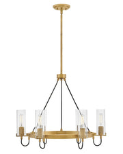 Ryden 6-Light Chandelier in Heritage Brass