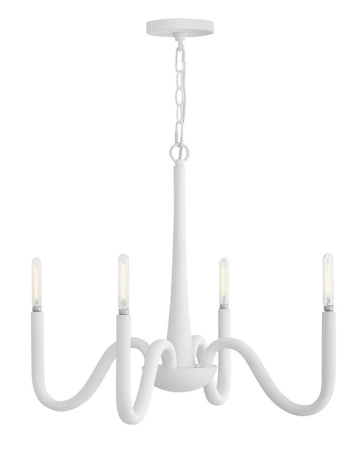 Maris 4-Light Chandelier in Textured Plaster