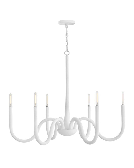 Maris 6-Light Chandelier in Textured Plaster