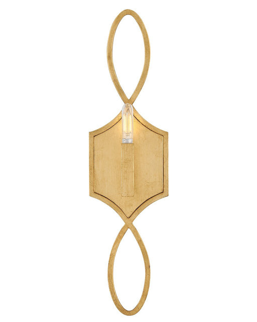 Leona Wall Sconce in Distressed Brass