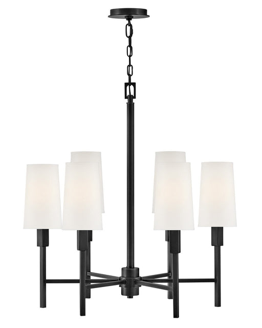 Fenwick 6-Light Chandelier in Black