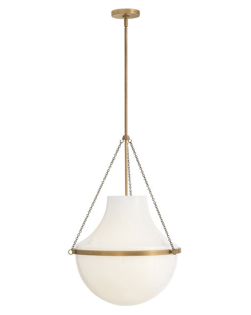 Collins 20" Pendant in Heritage Brass