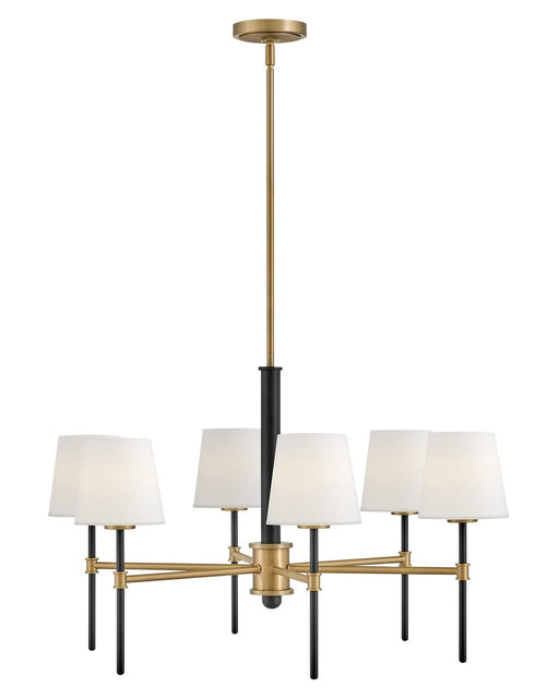 Saunders 6-Light Chandelier in Black