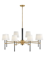 Saunders 8-Light Chandelier in Black
