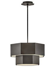 Facet 5-Light Convertible Pendant in Black Oxide