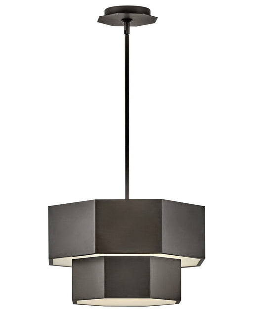 Facet 5-Light Convertible Pendant in Black Oxide