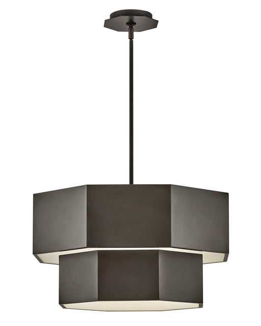 Facet 7-Light Pendant in Black Oxide