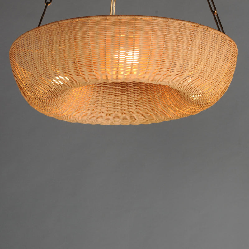 Bower 24" Pendant in Natural Aged Brass