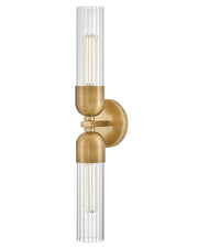 Soren 2-Light Wall Sconce in Heritage Brass