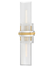 Kipton 2-Light Wall Sconce in Polished Nickel