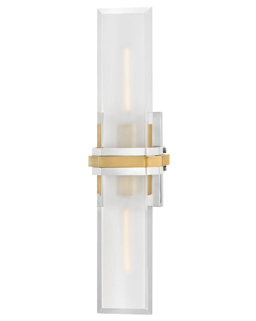 Kipton 2-Light Wall Sconce in Polished Nickel