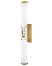 Kitts LED Bath Vanity Light in Lacquered Brass