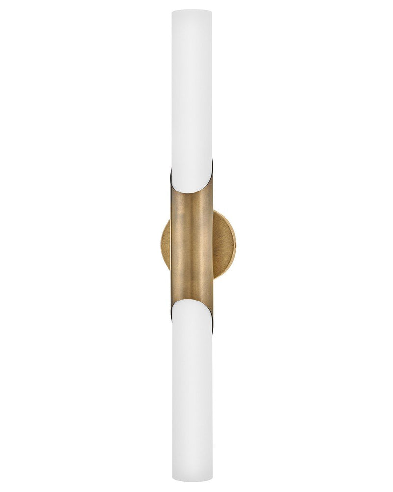 Grace 30" Bath Sconce in Textured Heritage Brass
