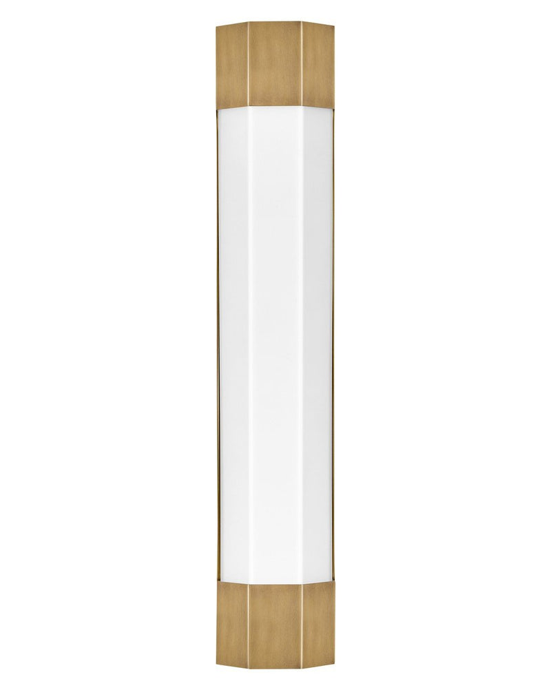 Facet 24" Bath Sconce in Heritage Brass