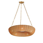 Bower 30" Pendant in Natural Aged Brass