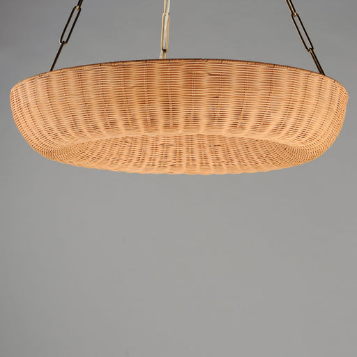 Bower 30" Pendant in Natural Aged Brass