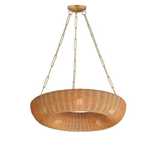 Bower 30" Pendant in Natural Aged Brass