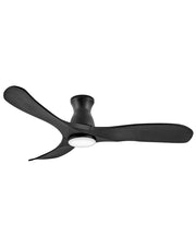 Swell Flush Illuminated 56" LED Smart Fan in Matte Black - Lamps Expo