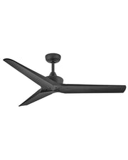 Chisel 52" Outdoor Smart Ceiling Fan in Matte Black