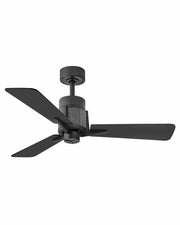 Atticus 42" Outdoor Smart Ceiling Fan with Light in Matte Black