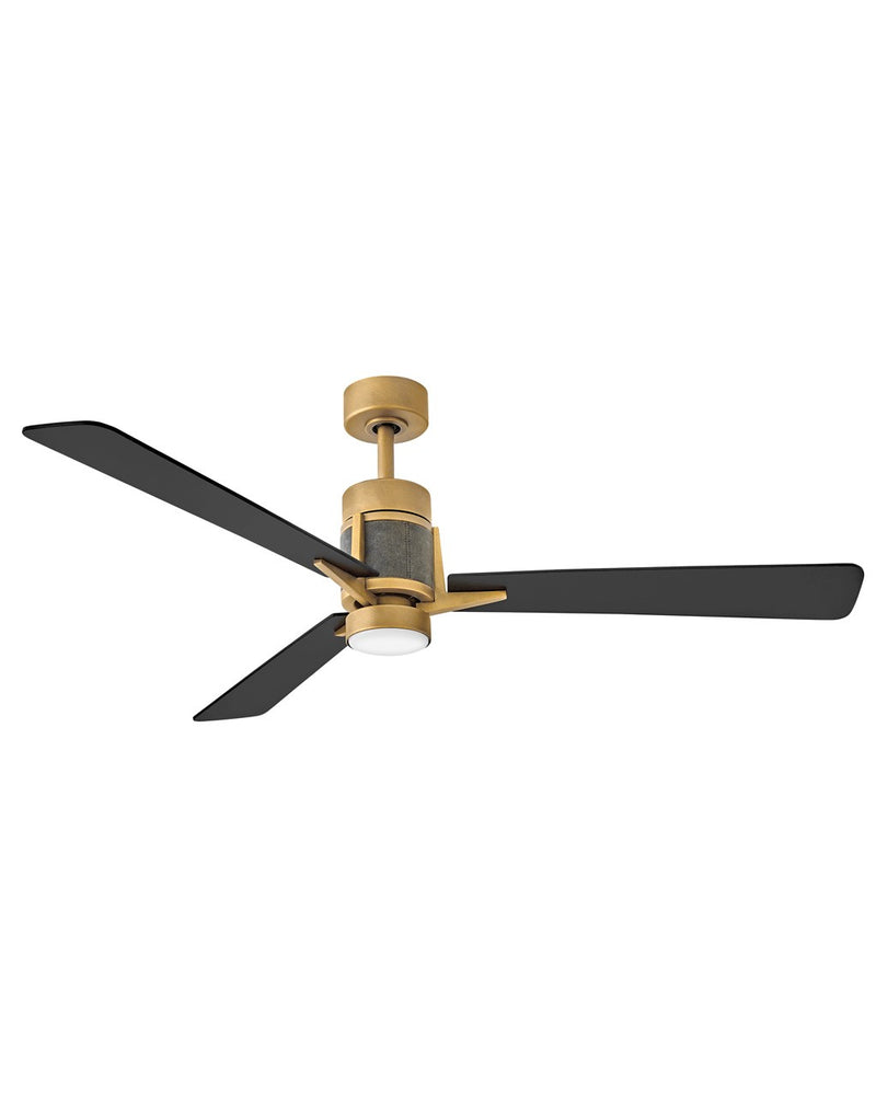 906256FHB-LDD - Atticus 56" LED Smart Fan in Heritage Brass by Hinkley Lighting