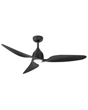 Azura 52" Smart Outdoor Ceiling Fan with Light in Matte Black