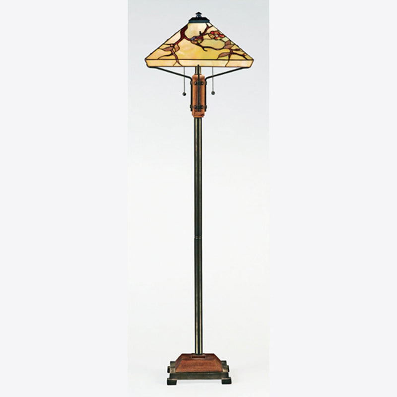 Grove Park 2-Light Floor Lamp in Multi