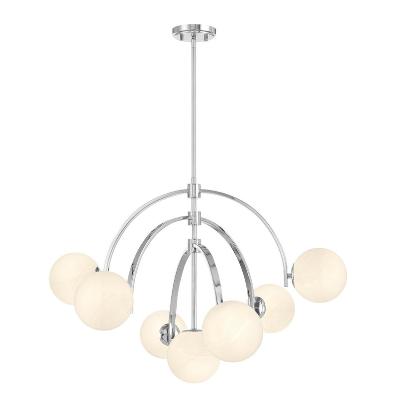 Marias 7-Light Cluster Pendant in Polished Chrome
