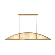 Legacy 4-Light Linear Pendant in Warm Brass