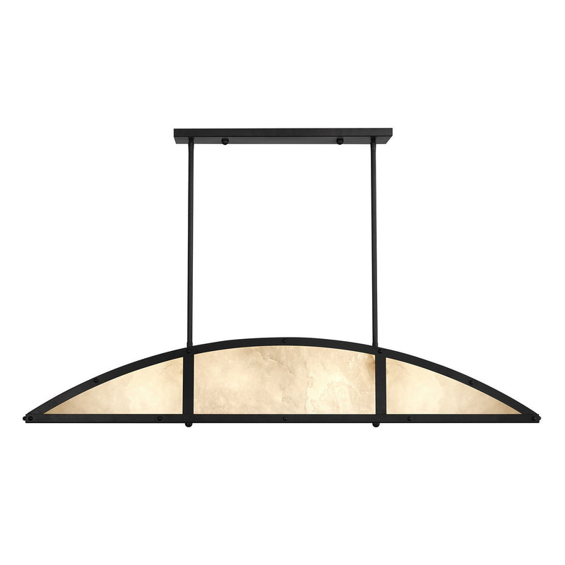 Legacy 4-Light Linear Pendant in Matte Black