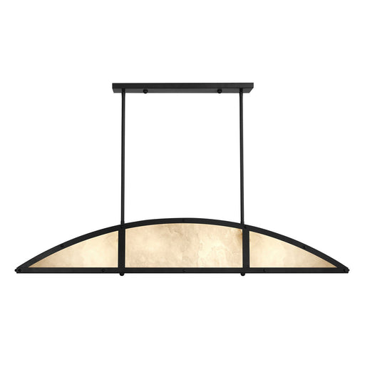 Legacy 4-Light Linear Pendant in Matte Black