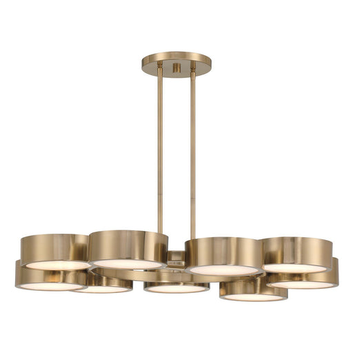Talamanca 9-Light Chandelier in Noble Brass