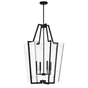 Farell 4-Light Lantern Pendant in Matte Black