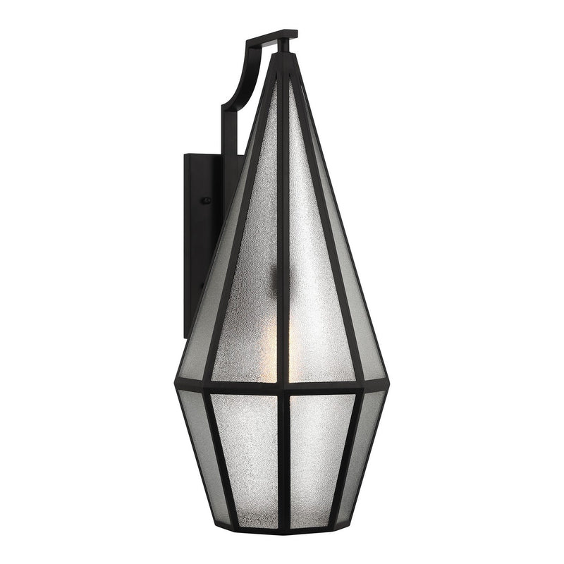 Peninsula Large Outdoor Wall Lantern in Matte Black