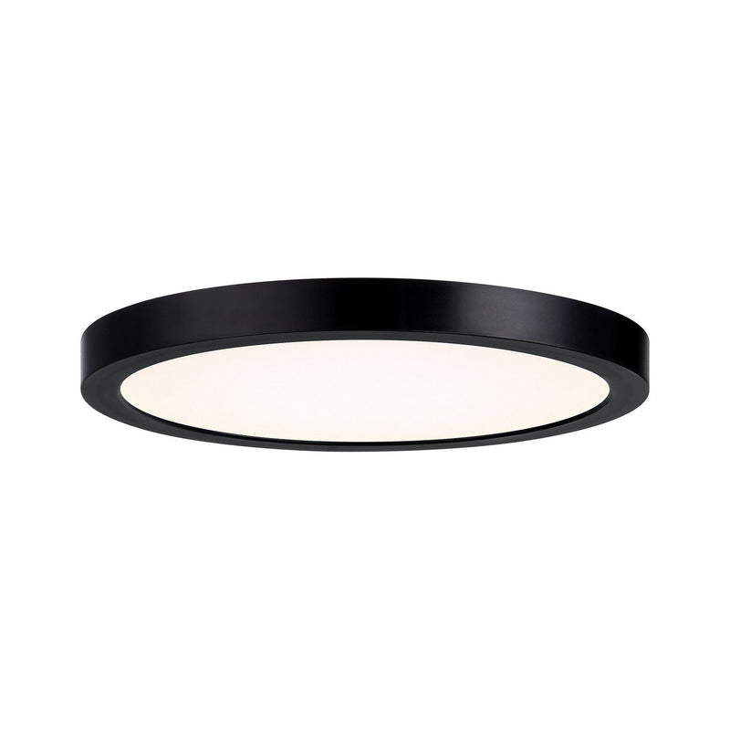 10" Ultra-Slim LED Flush Mount in Black