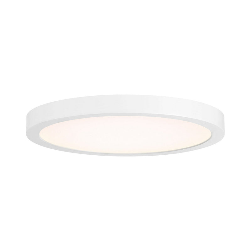 10" Ultra-Slim LED Flush Mount in White