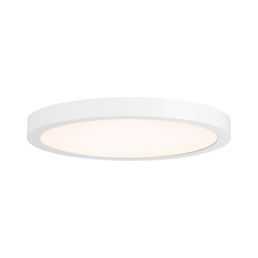 10" Ultra-Slim LED Flush Mount in White