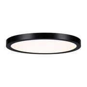 12" Ultra-Slim LED Flush Mount in Black