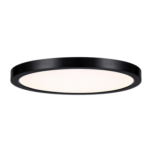 12" Ultra-Slim LED Flush Mount in Black