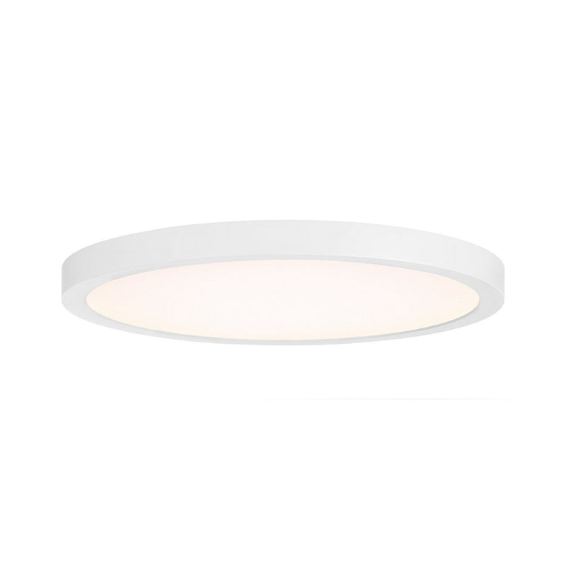 12" Ultra-Slim LED Flush Mount in White