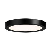 7" Ultra-Slim LED Flush Mount in Black